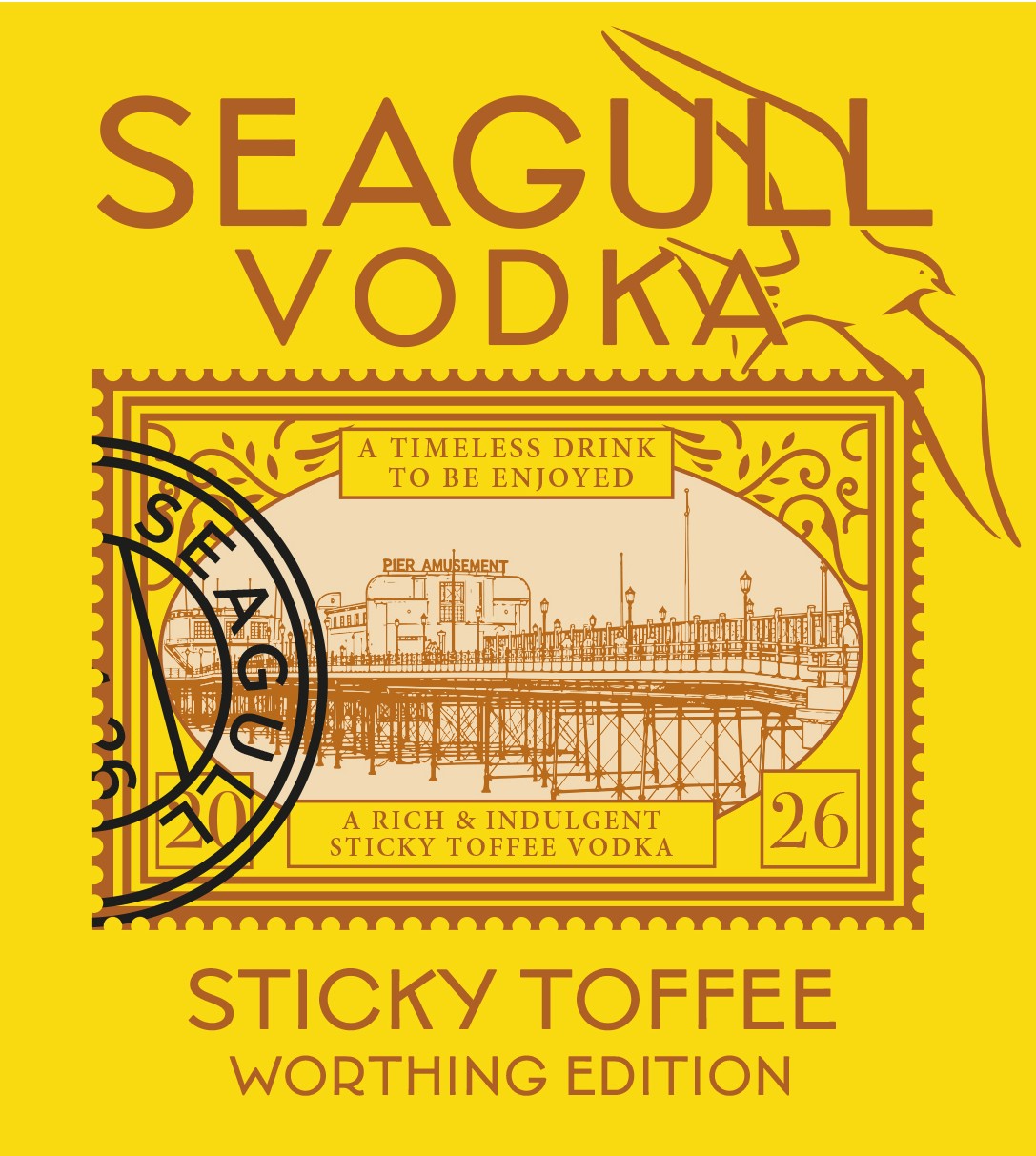 Sticky Toffee Vodka Worthing Edition 50cl